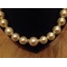 Glass pearl necklace